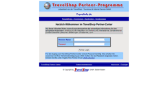 Desktop Screenshot of partner.travelshop.de